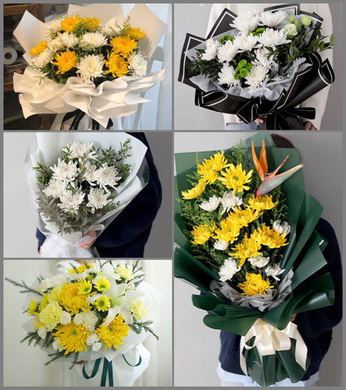 江苏常州钟楼区荷花池街道县直街社区白事花束代送